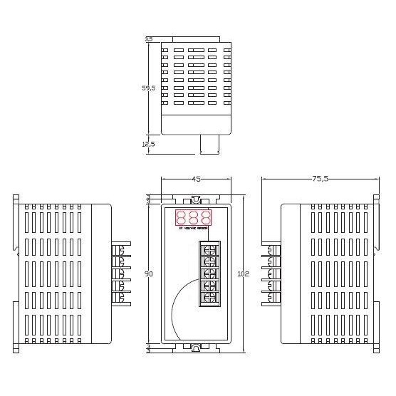 Berkualitas Ups Modul Tanpa Psu 12V 24V Dc 15A Reignpower Ups15 Terlariss 