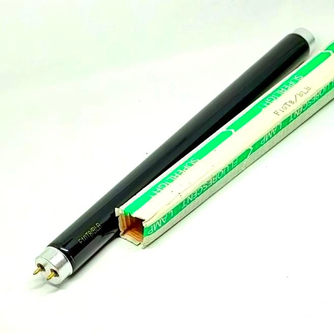 EJ LAMPU TEST UANG DUIT PALSU UV ULTRAVIOLET UNGU T8 REFIL 10watt 10 Watt