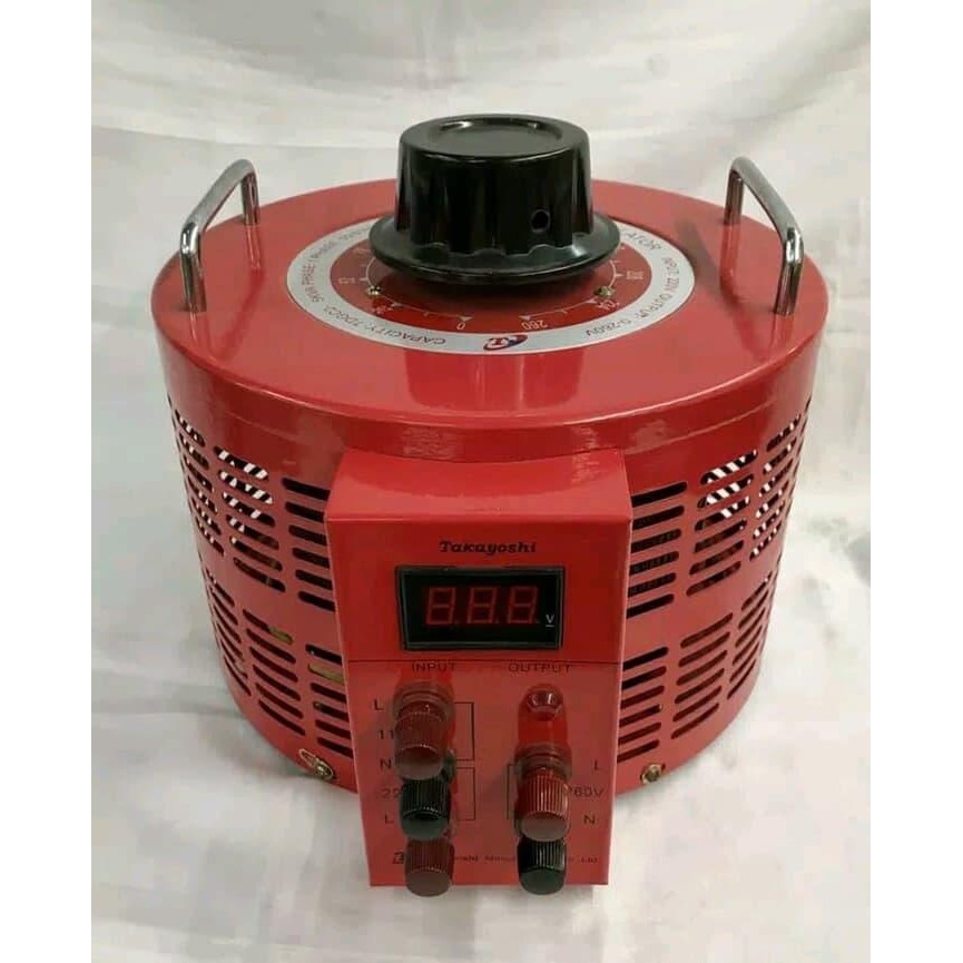 Spesial Digital Step Up Down Ajustable Ac Voltage Regulator 3000 Watt 0V-250V Terlariss 