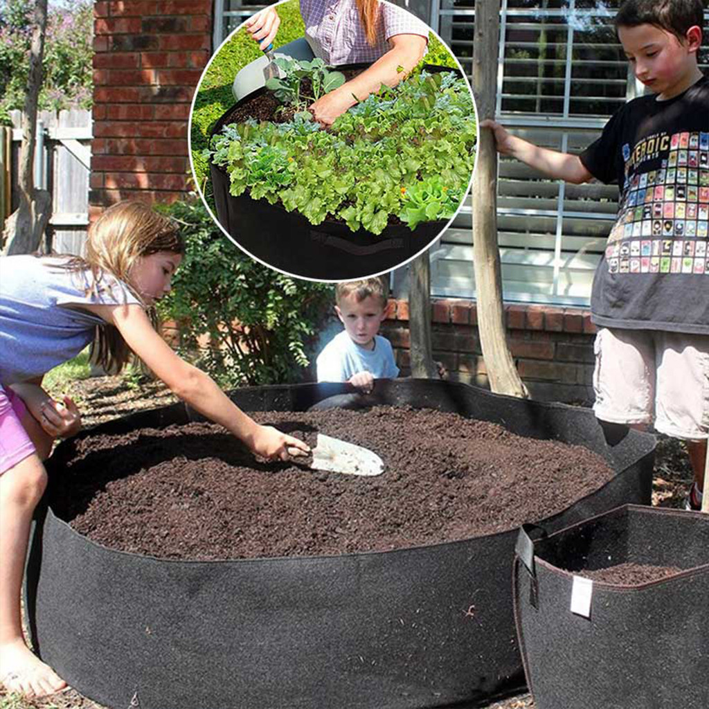 Vegetable Garden Grow Bag Vegetable Grow Bags With Handle Thickened Growing Bag Vegetable Onion Plan