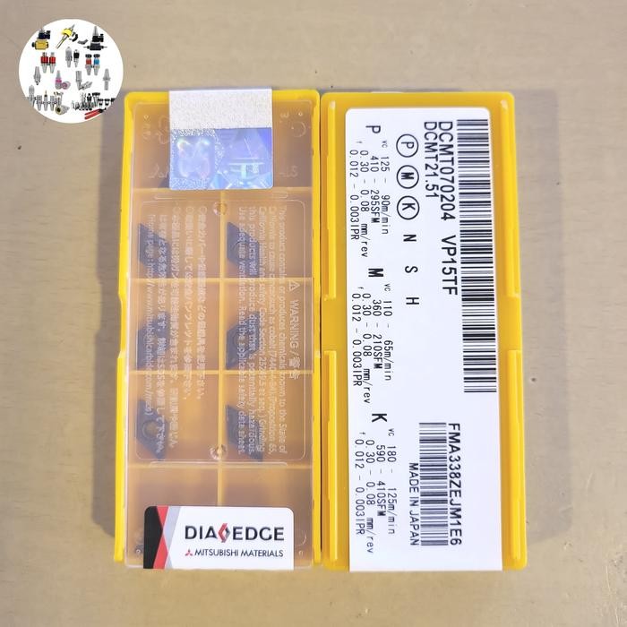 DCMT 070204 VP15TF INSERT BUBUT DCMT 07 MATA BUBUT DCMT 070204 INSERT DCMT 070204