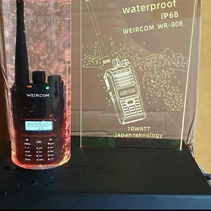 Ready HT WEIRCOM WR 808 UHF LOW 330-400 MHZ IP 68 WATERPROOF ORIGINAL Walkie Talkie