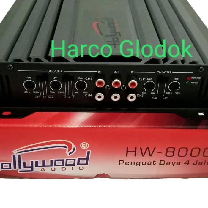 Ready Power Hollywood HW-8000 power 4 Chanel HOLLYWOOD HW-8000 Mosfet