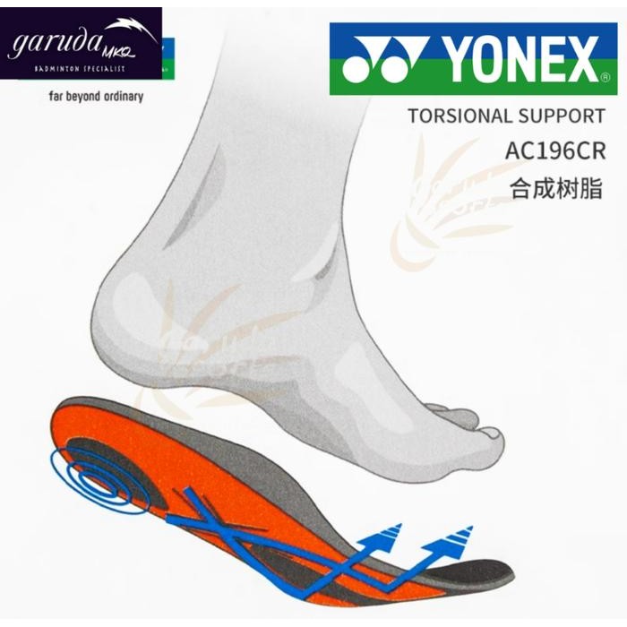Insole Sepatu Yonex Ac196 Power Cushion Agility Jp / Insole Yonex Ac 196 Pasti Ori