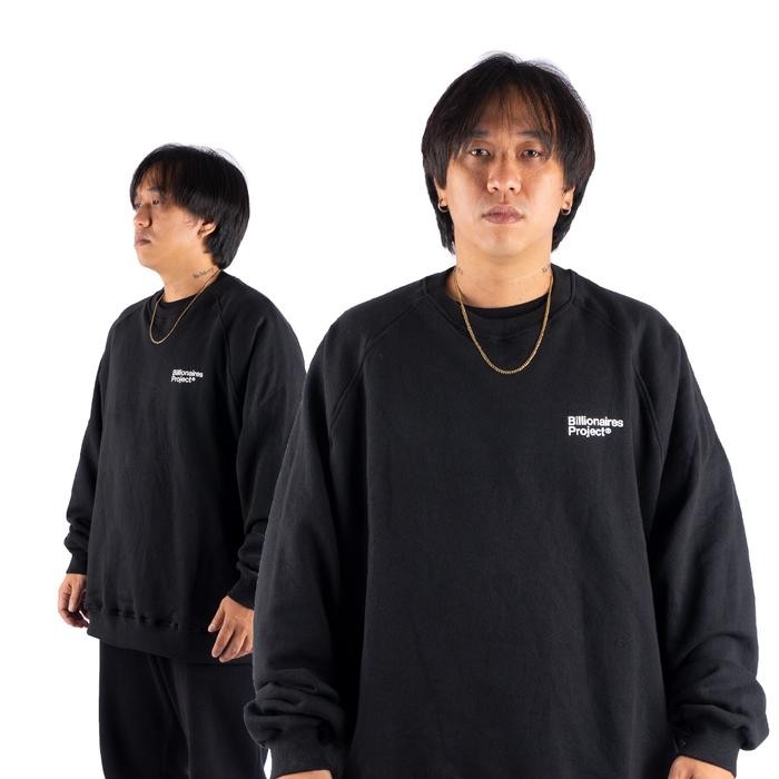 BILLIONAIRES PROJECT OUTER - SWEATSHIRT BASIC BLACK terlaris