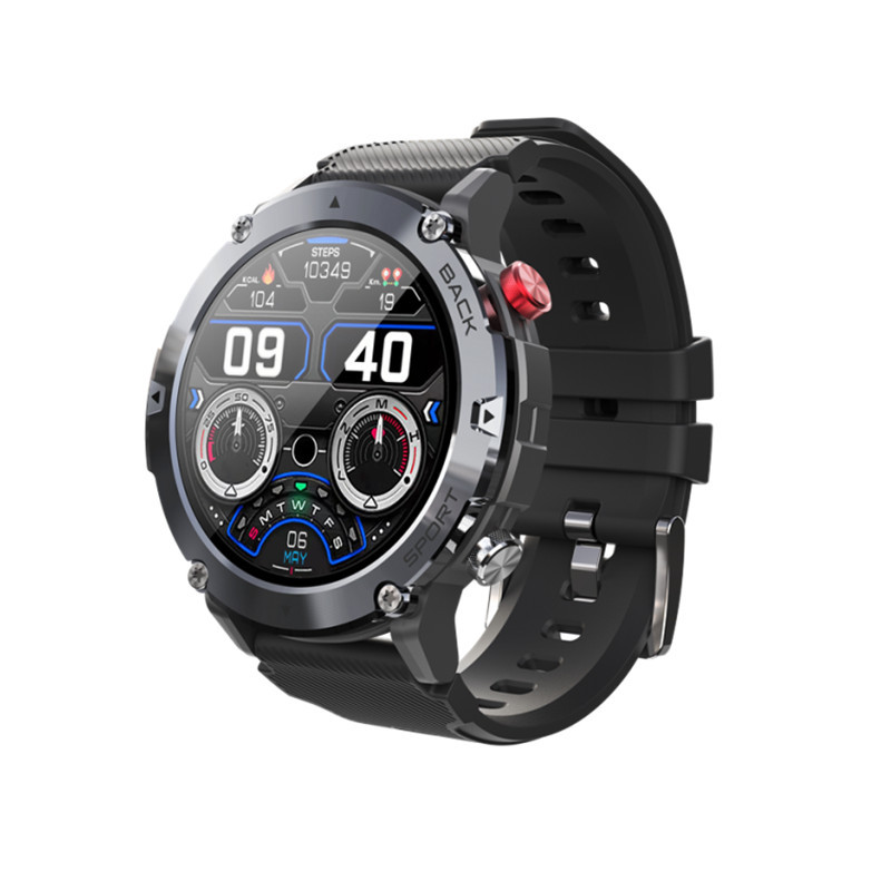 C21 Smart Watch Men Phone Call Ai Voice Assistant IP68 Waterproof Heart Rate Monitor Blood Oxygen