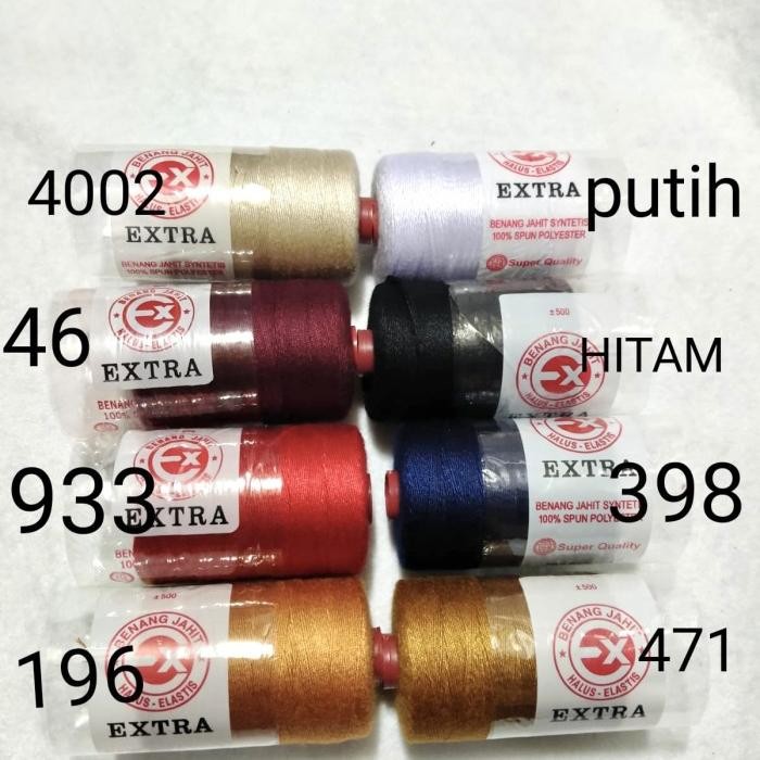 Benang Jahit Jeans Extra Satuan