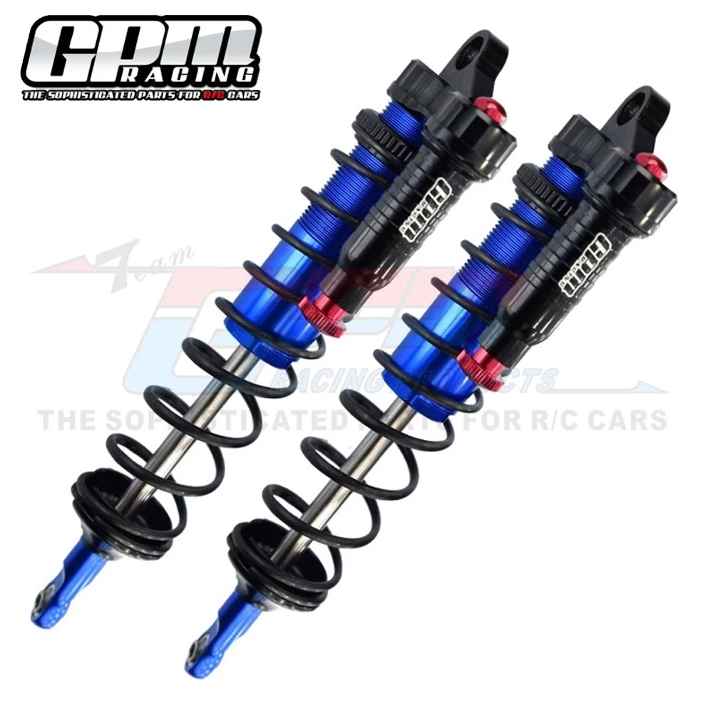 GPM Metal 143mm True Negative Pressure Rear Shock Absorber 9661 for Traxxas 1/8 Sledge 4WD Monster
