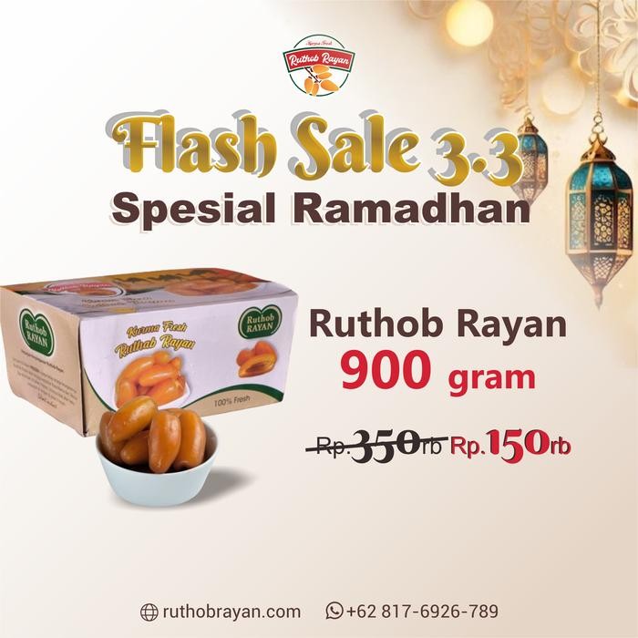 

Ruthob Rayan - Kurma Ruthob 900 gram