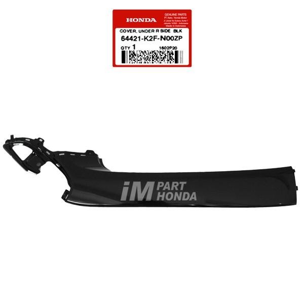 64421-K2F-N00ZP Cover Dek Lantai Kanan Scoopy eSP K2F Hitam Glossy