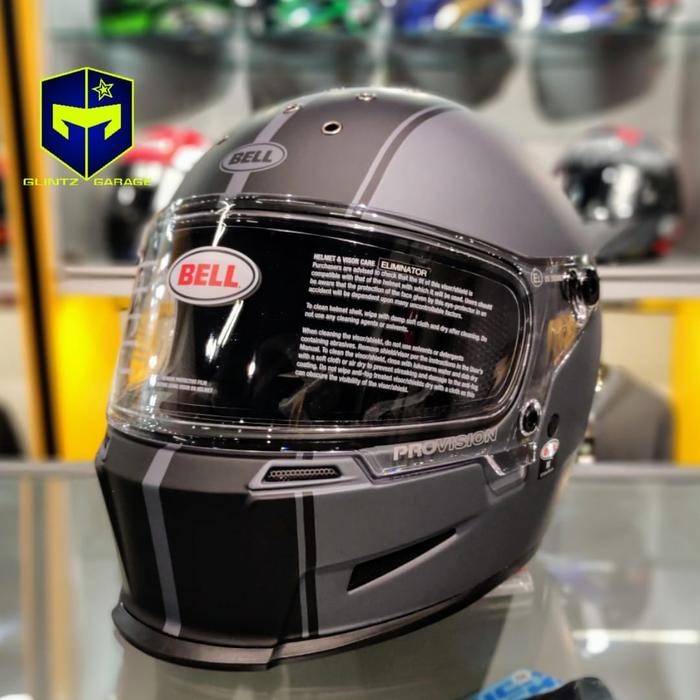 BELL ELIMINATOR RALLY MATT GREY HELM MOTOR FULL FACE HELM BELL ORI