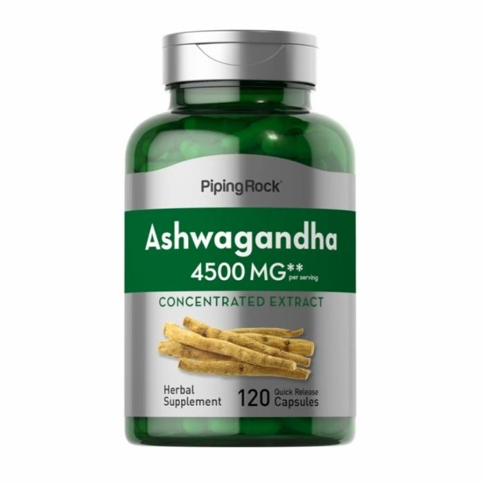 ORIGINAL Pipingrock aswagandha 1500 mg isi 120 capsul / pipingrock ashwagandha