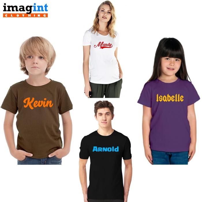 baju kaos sablon nama sendiri