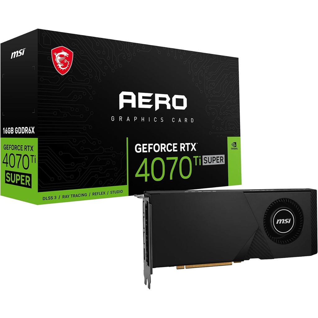 aidaaaa MSI Gaming RTX 4070 Ti Super 16G AERO Graphics Card (NVIDIA RTX 4070 Ti Super, 256-Bit