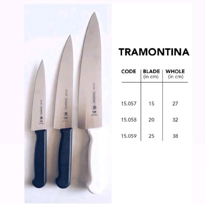 PISAU DAPUR TRAMONTINA / CHEF KNIFE TRAMONTINA