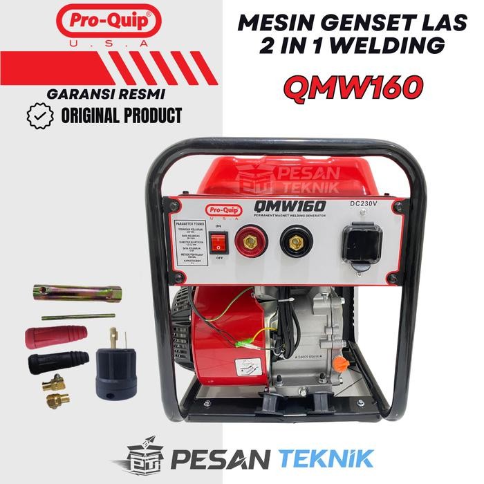 Mesin Genset Las 2 IN 1 Welding Generator Las PROQUIP QMW160