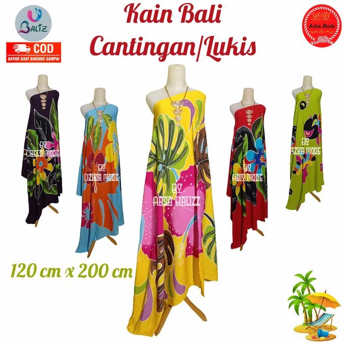 Kain Bali Pantai/Sarung Pantai Canting Jumbo/Kain Bali TebalAdemHalus