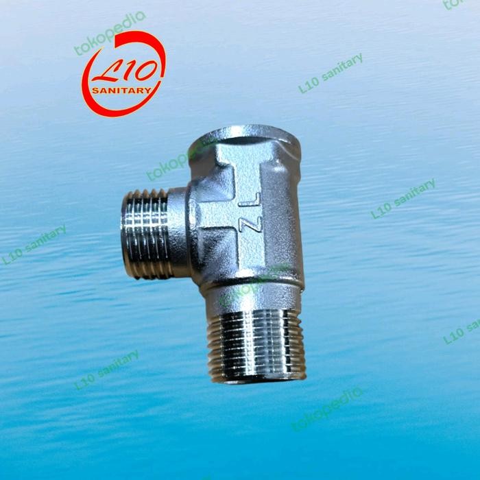 New SAMBUNGAN T / Nepel knee T Sambungan Kran T Shower Closet Tee Shower 1/2"