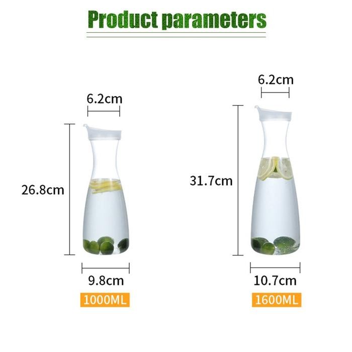 Water Pitcher Jug Minum Teko Akrilik Botol Air Infused Water Bottle Terlaris