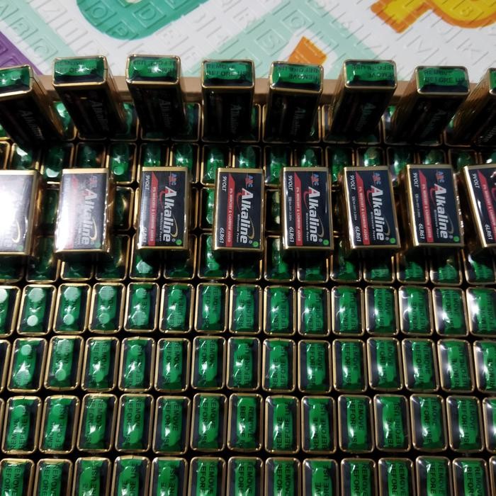New batre kotak 9 volt merk alkaline