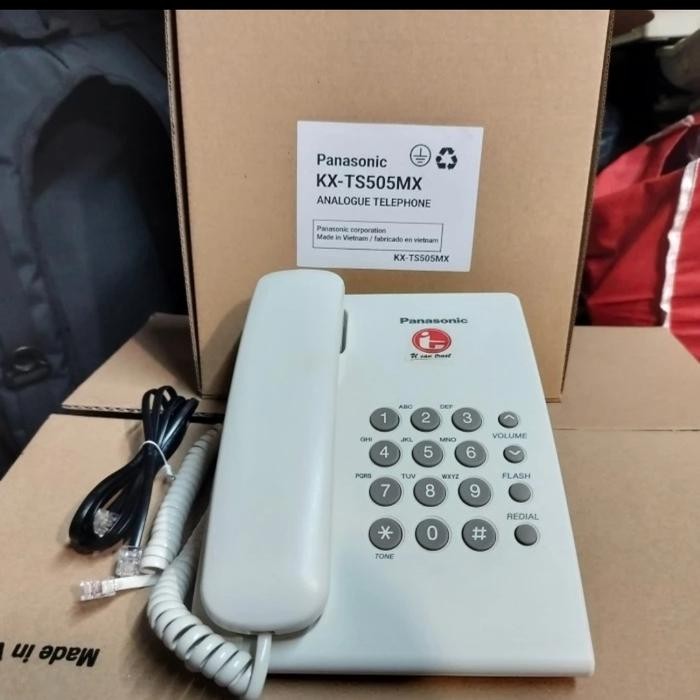 qez7- Pesawat Telepon Panasonic Analog 505 / Pesawat Telepon 505 Like New