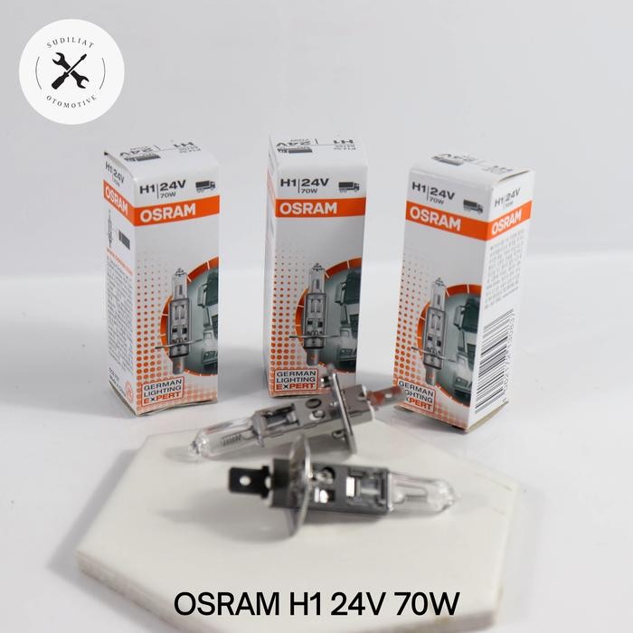 BOHLAM LAMPU HALOGEN / LAMPU OSRAM H1 24V 70W