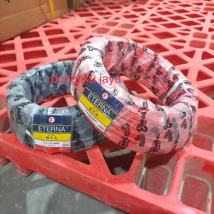 Kabel Nya 1,5 Eterna 100Meter Kabel Tunggal Tembaga