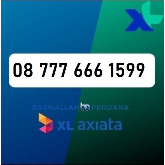 Nomor Cantik XB 777 666 1599 Perdana XL 4G 5G YOP925