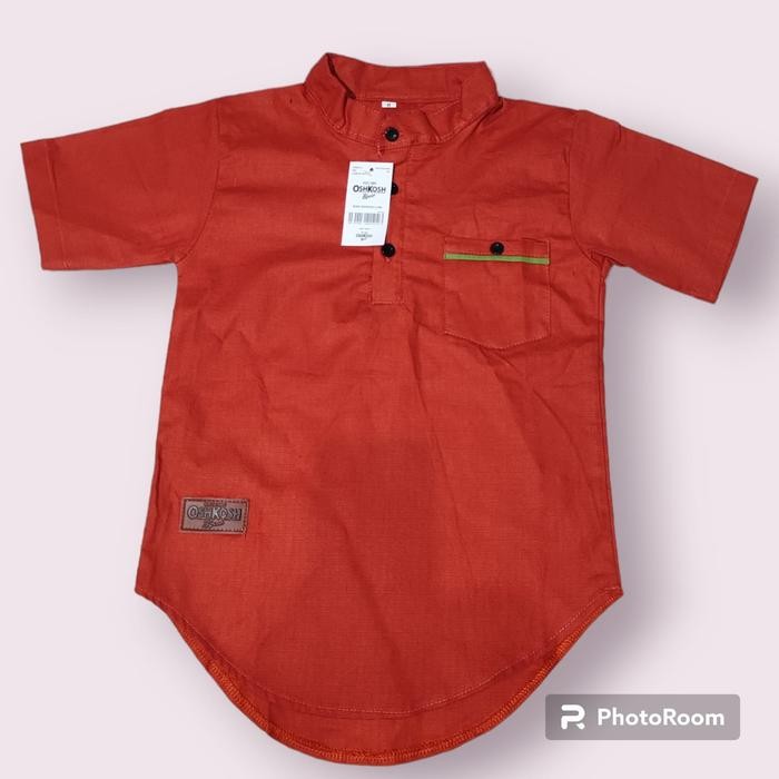 2pt5- Kemeja Koko Kurta Anak Laki Laki Katun Sigarete Umur1-8Tahun Cowok