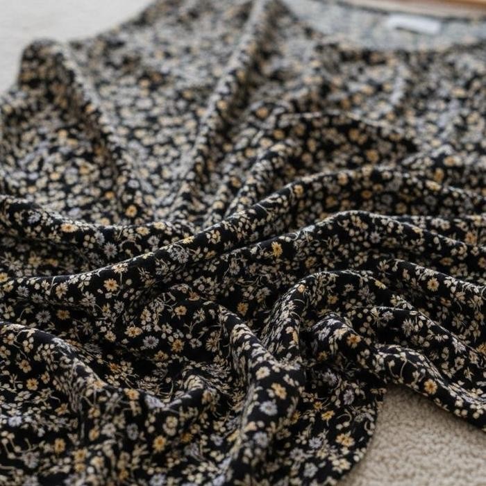 Daster Andanisss Olla Dress Series Daster Midi Ld 125 Motif Flower Busui Bumil Daster Rumah Cantik