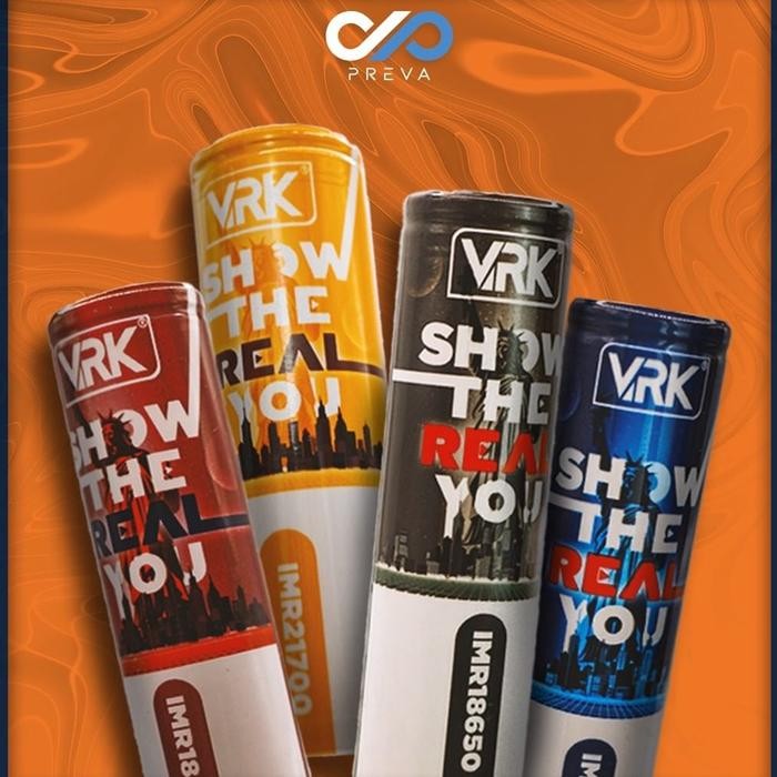 Authentic Baterai 18650 Vrk 2500 Mah - Battery Vrk 2500Mah 3.7V