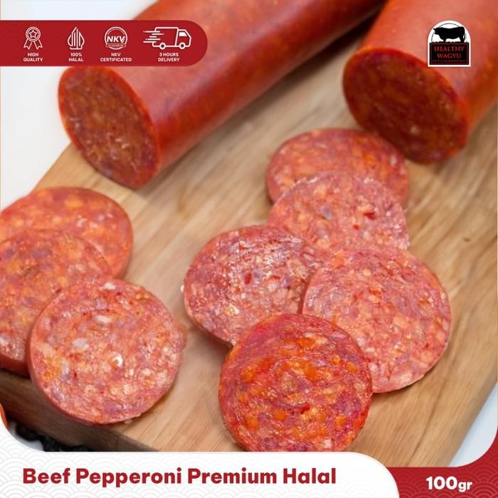SerbaDaging- Beef Pepperoni Halal 100Gr Healthy Wagyu