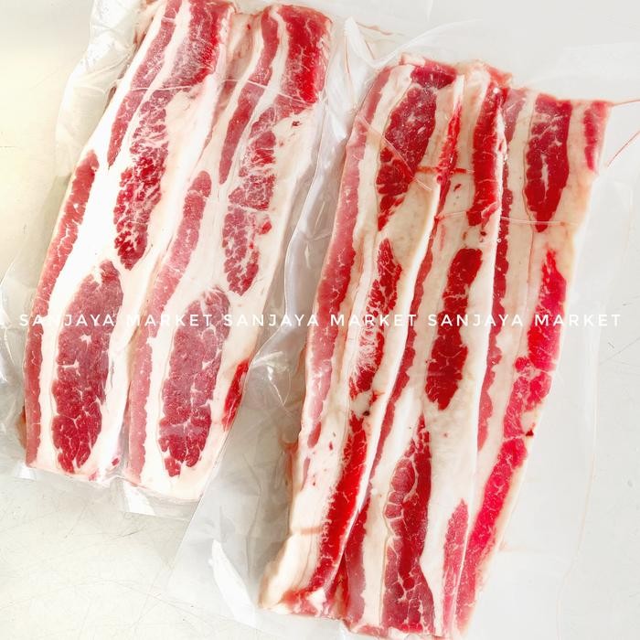 SerbaDaging- Us Usa Dragon Karubi Shortplate Beef 500Gr Slice 1Cm Bandung Ready