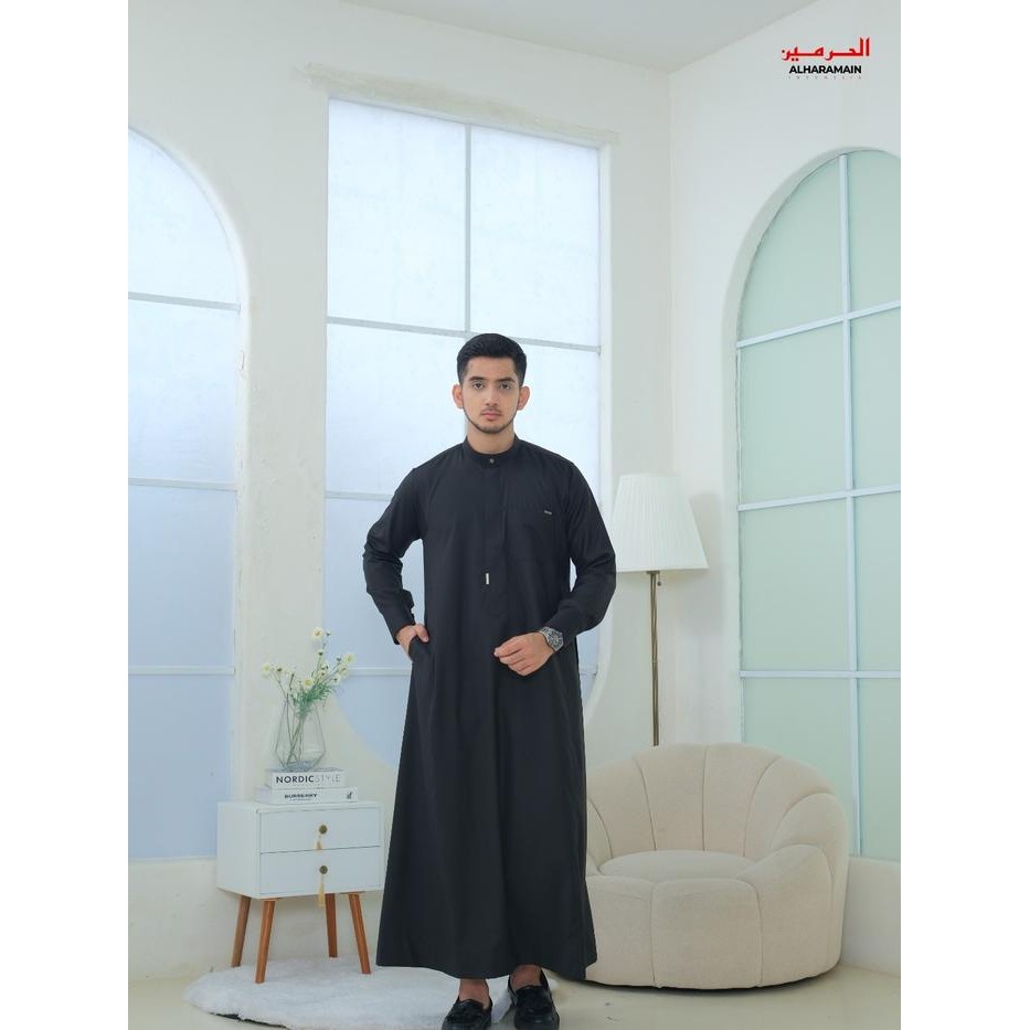 TERLARIS AL Haramain Series Semi Wol Thobe Thalhah Jubah / Gamis Pria Remaja & Dewasa