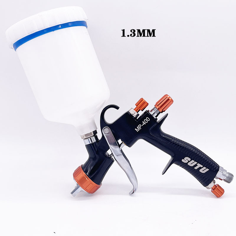 High Atomization MP-400 Paint Gun SUTU Spray Gun 600CC Tank 1.3/1.4/1.7MM Nozzle Painting Gun Water 