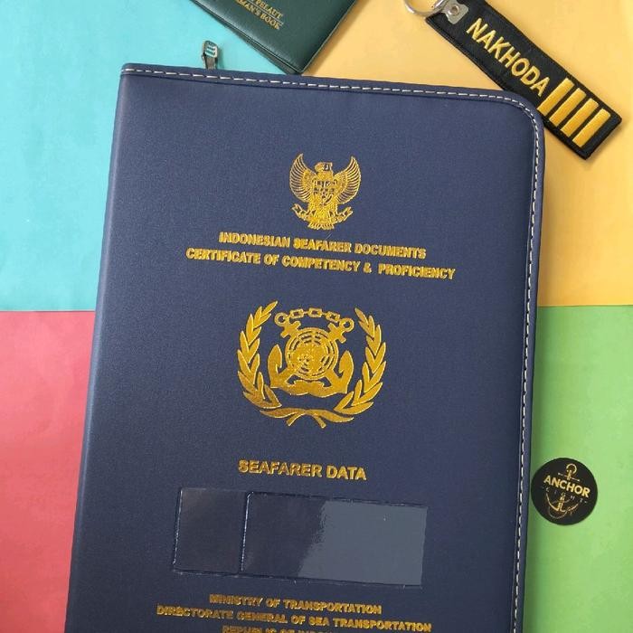 Map Dokumen Pelaut Premium Map Dokumen Keeper Resleting Dokumen File, Sertifikat Pelaut, Buku