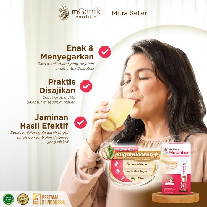 se8n- Mganik Metafiber Leci 450 Gram 1 Tub Official Store Jakbar Bpom Halal (Termurah)