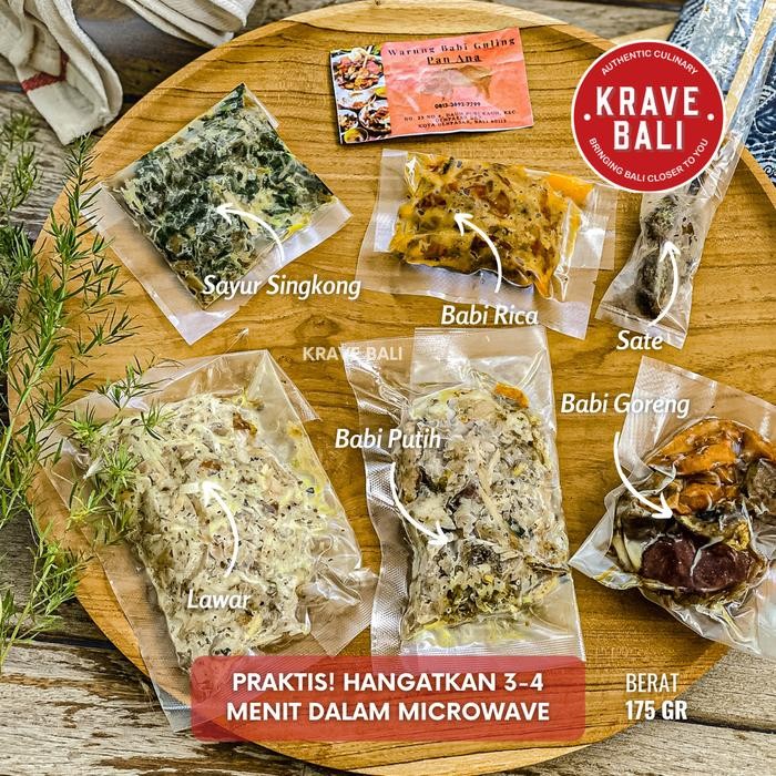 ge4i- Bigul Pan Ana Babi Guling 175 Gr - Makanan Khas Bali - Krave Bali
