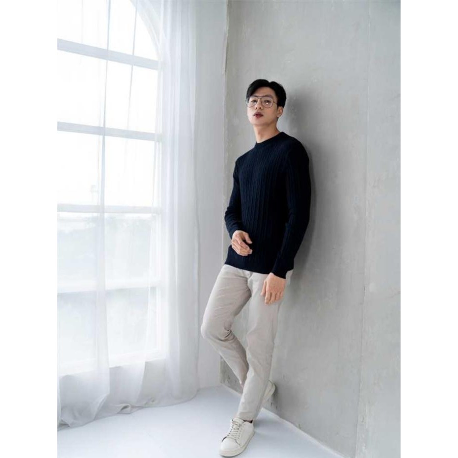 maz6- Kale Sydney / Sweater Pria Premium Cotton Wool Knitwear Atau Kaos Rajut Lengan Panjang