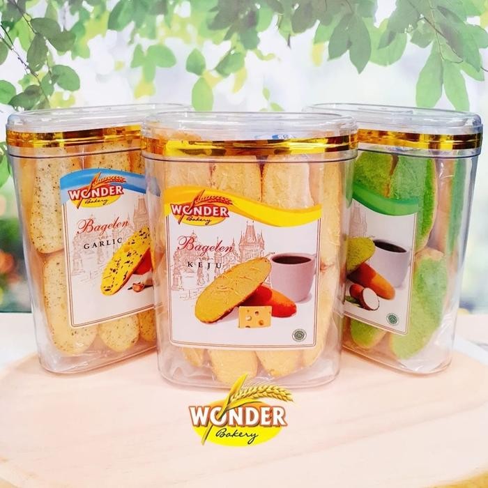 ORIGINAL Roti Kering Bagelan Wonder Bakery - Begelan Wonder Bakery Kemas Toples Besar / Plastik