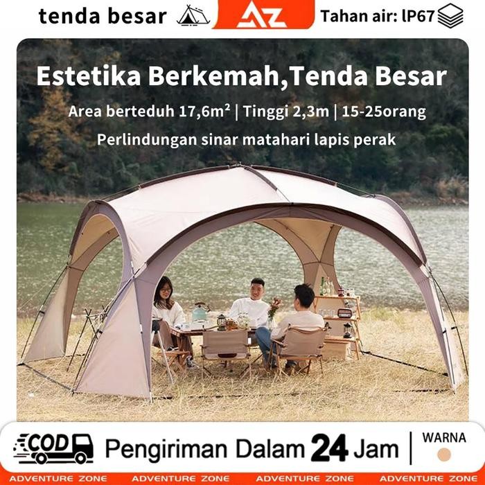 AZ Tenda Dome Camping Dome Tenda/ otomatis Tenda/ Kanopi Besar Outdoor Tenda /Piknik Tenda/ Tahan