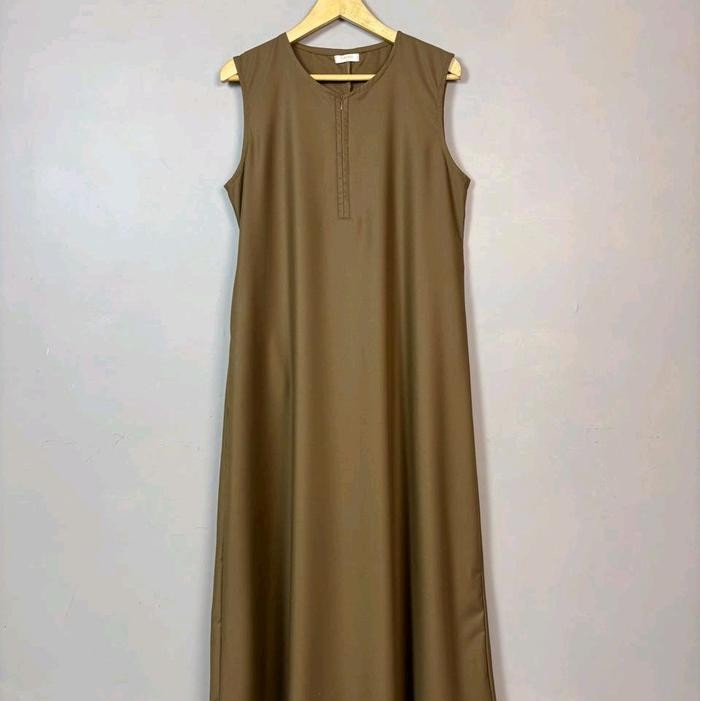 Inner Bahan Toyobo Katun Katun Katun Busui Dress Nyaman Gamis Casual Dalaman Baju Dewasa Panjang