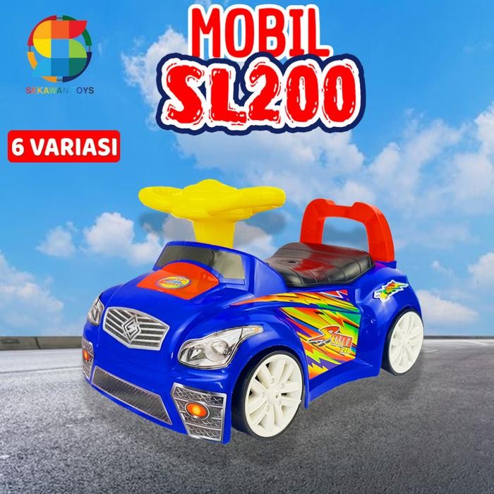 BERKUALITAS! Mainan Mobil Dorong Polisi/ Mainan Anak Mobil/ MAINAN MOBIL DUDUK ANAK / RIDE ON CAR