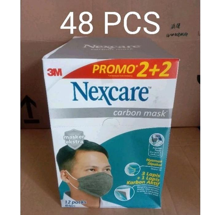 KJB Masker Carbon Nexcare box isi 24 pcs