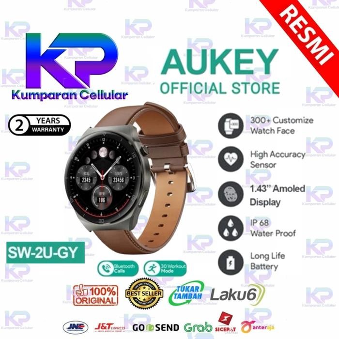 AUKEY Smartwatch 2 Ultra SW-2U Bluetooth Call Waterproof IP68 Garansi