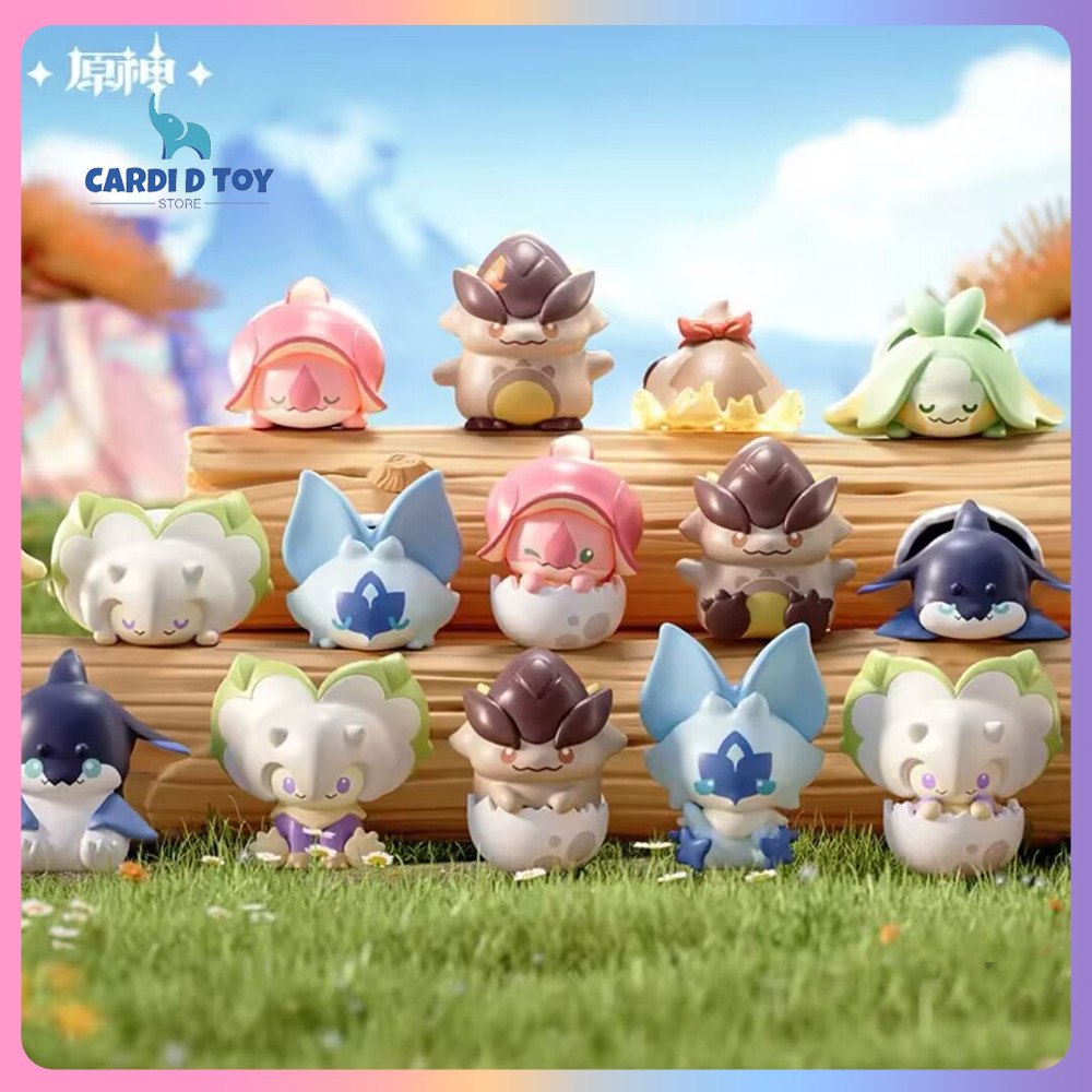 New Suplay Genshin Impact Young Dragon Series Blind Box Genshin Mystery Box Young Yumkasaurus Model