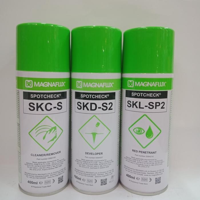 Ready Magnaflux devloper, cleaner, penetrant / magnaflux penetrant