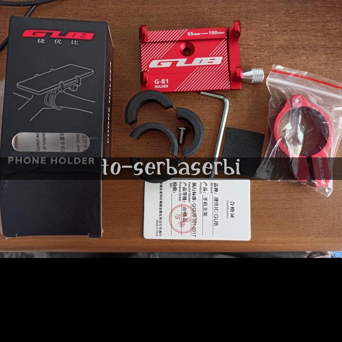 Phone Holder Sepeda Gub G-81 Holder Hp Sepeda Motor Downhill Mtb Lipat Berkualitas