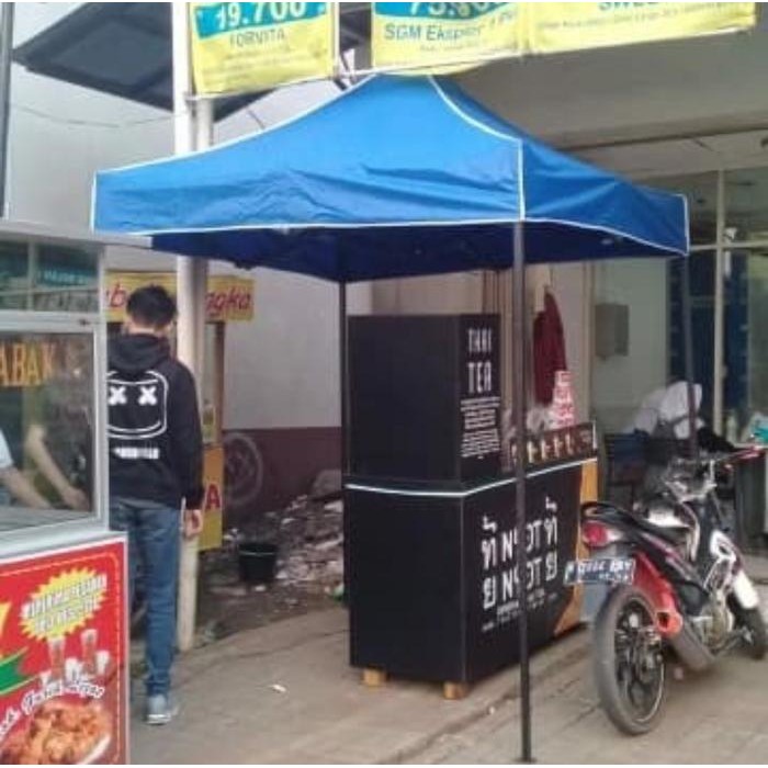 Tenda lipat 1.5 x 1.5 barang bagus