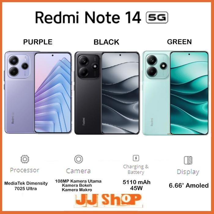 Xiaomi Redmi Note 14 5G 12/512 8/256 Ram 12Gb 8Gb Rom 512Gb 256Gb Note 14 4G 8/256 8/128 Gb Ram 8Gb
